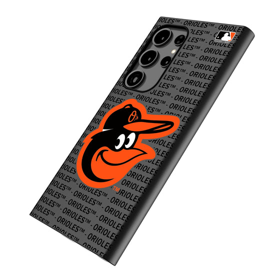 Baltimore Orioles Text Backdrop MagSafe Compatible Phone Case-1