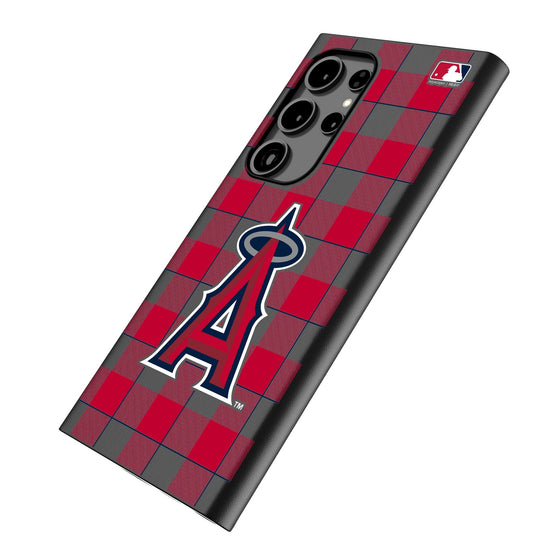 Los Angeles Angels Plaid MagSafe Compatible Phone Case-1