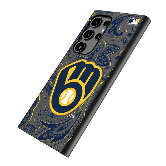 Milwaukee Brewers Paisley MagSafe Compatible Phone Case-1