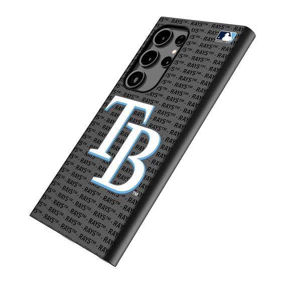 Tampa Bay Rays Text Backdrop MagSafe Compatible Phone Case-1