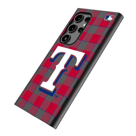 Texas Rangers Plaid MagSafe Compatible Phone Case-1