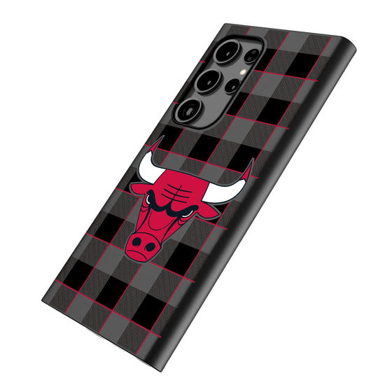 Chicago Bulls Plaid MagSafe Compatible Phone Case-1