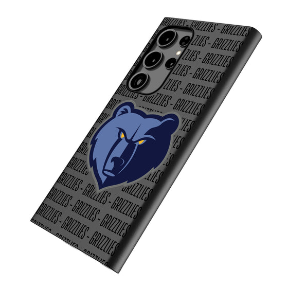 Memphis Grizzlies Text Backdrop MagSafe Compatible Phone Case-1