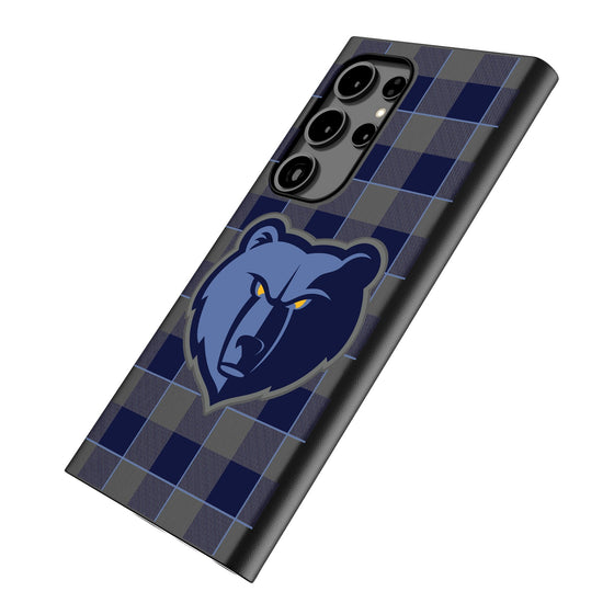 Memphis Grizzlies Plaid MagSafe Compatible Phone Case-1