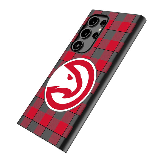 Atlanta Hawks Plaid MagSafe Compatible Phone Case-1