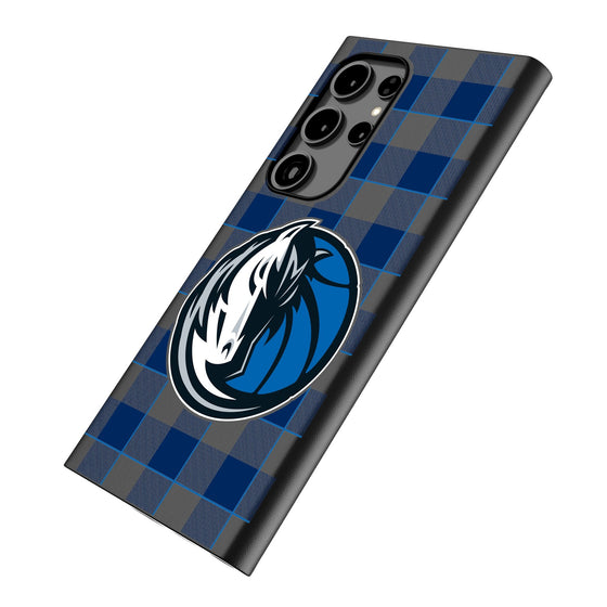 Dallas Mavericks Plaid MagSafe Compatible Phone Case-1