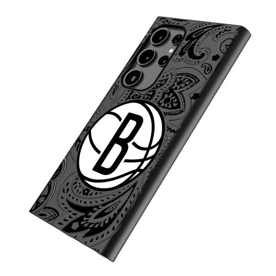 Brooklyn Nets Paisley MagSafe Compatible Phone Case-1