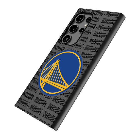 Golden State Warriors Text Backdrop MagSafe Compatible Phone Case-1