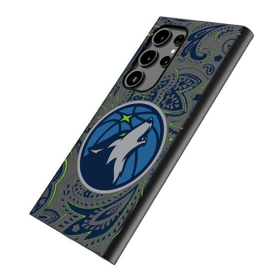 Minnesota Timberwolves Paisley MagSafe Compatible Phone Case-1