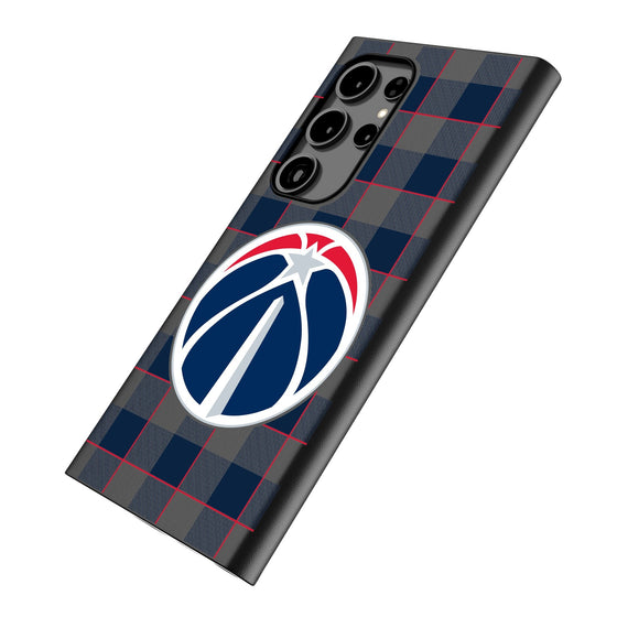 Washington Wizards Plaid MagSafe Compatible Phone Case-1