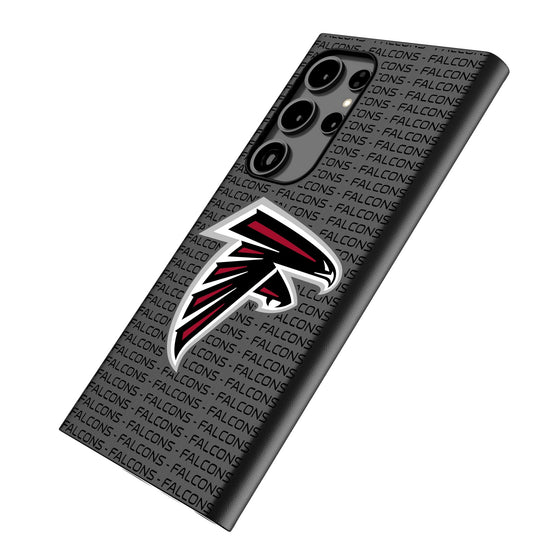 Atlanta Falcons Text Backdrop MagSafe Compatible Phone Case-1