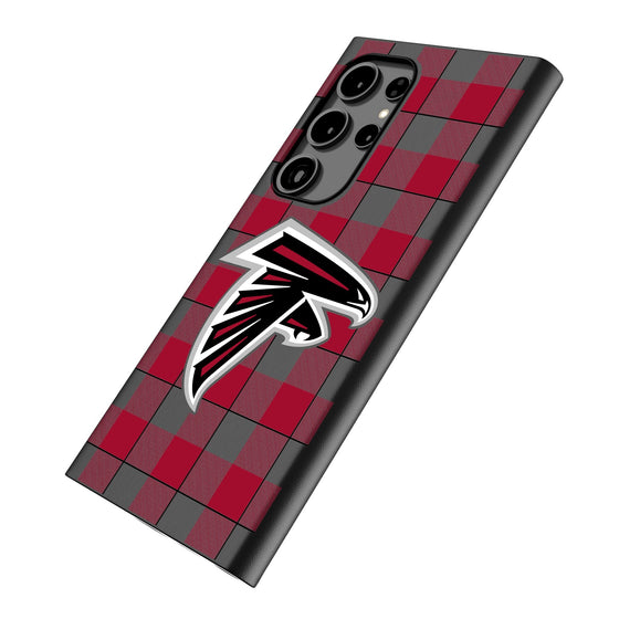 Atlanta Falcons Plaid MagSafe Compatible Phone Case-1