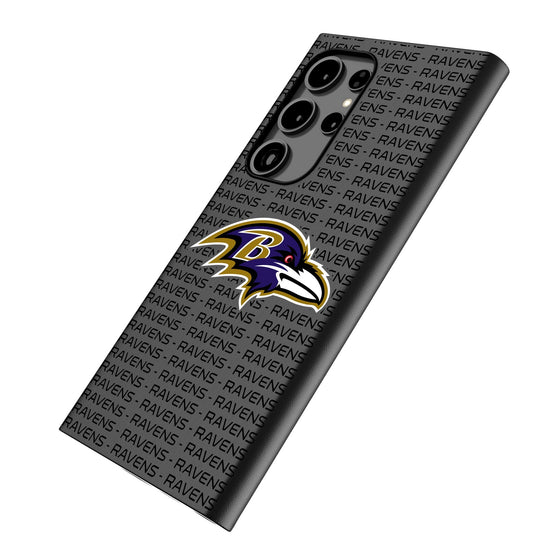 Baltimore Ravens Text Backdrop MagSafe Compatible Phone Case-1