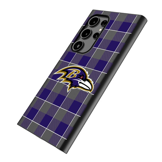 Baltimore Ravens Plaid MagSafe Compatible Phone Case-1