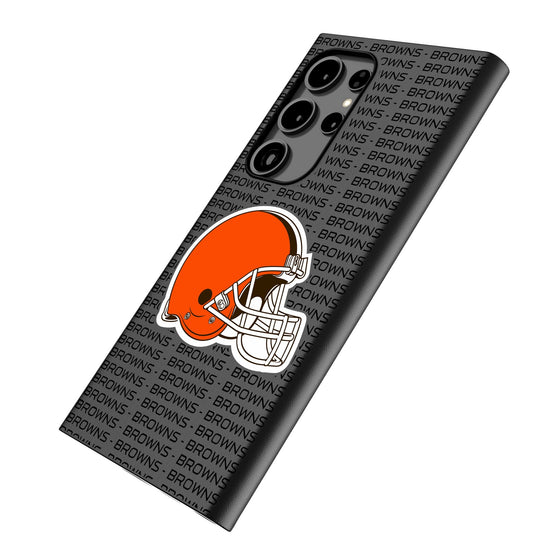 Cleveland Browns Text Backdrop MagSafe Compatible Phone Case-1