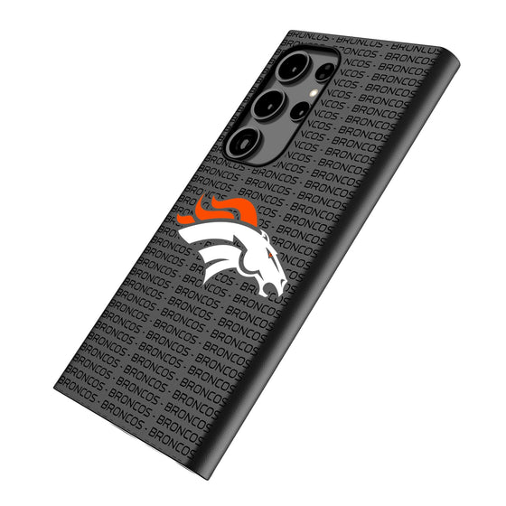 Denver Broncos Text Backdrop MagSafe Compatible Phone Case-1