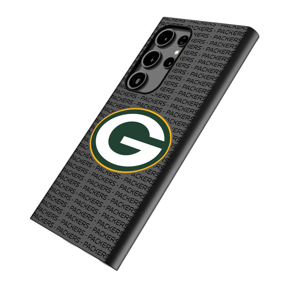 Green Bay Packers Text Backdrop MagSafe Compatible Phone Case-1