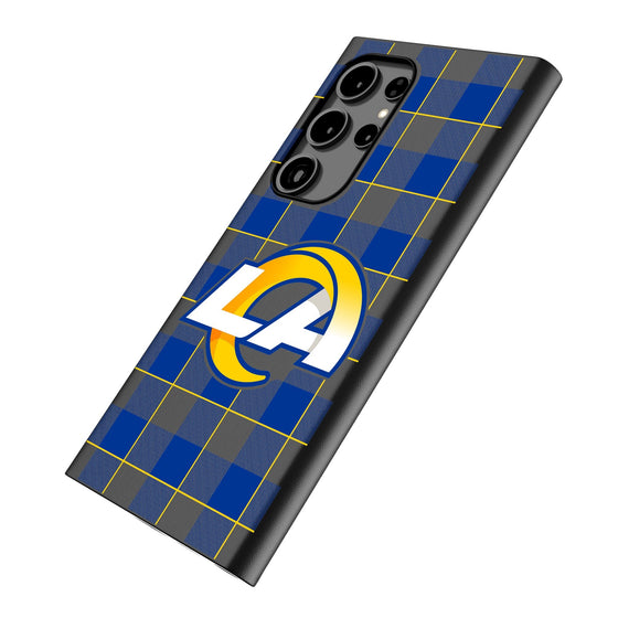 Los Angeles Rams Plaid MagSafe Compatible Phone Case-1