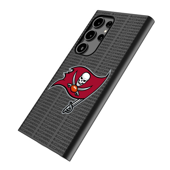 Tampa Bay Buccaneers Text Backdrop MagSafe Compatible Phone Case-1