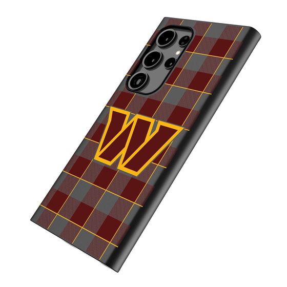 Washington Commanders Plaid MagSafe Compatible Phone Case-1