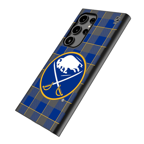 Buffalo Sabres Plaid MagSafe Compatible Phone Case-1