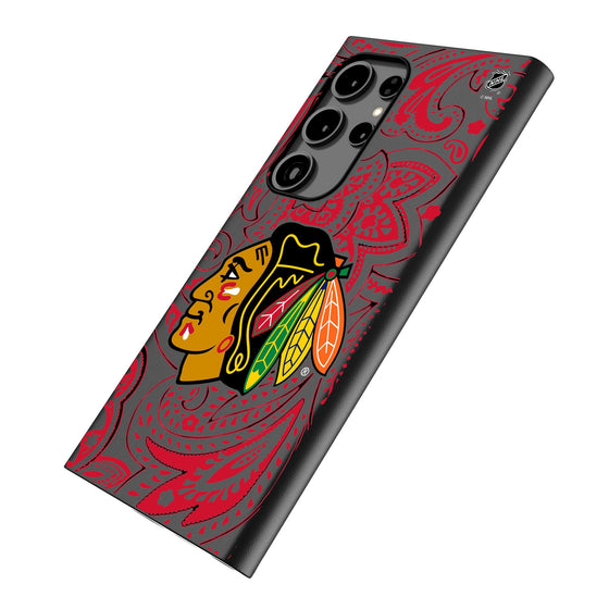 Chicago Blackhawks Paisley MagSafe Compatible Phone Case-1