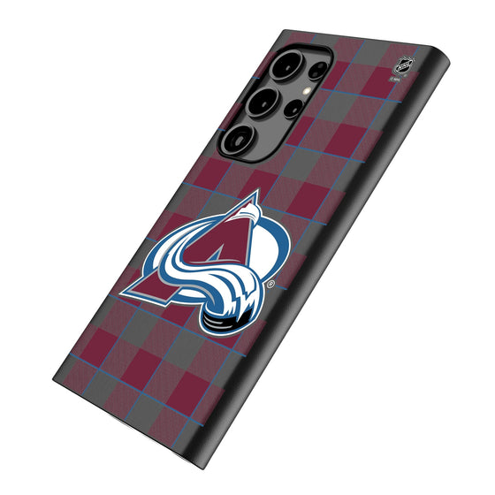 Colorado Avalanche Plaid MagSafe Compatible Phone Case-1