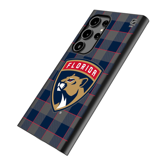 Florida Panthers Plaid MagSafe Compatible Phone Case-1