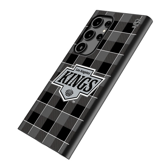 LA Kings Plaid MagSafe Compatible Phone Case-1