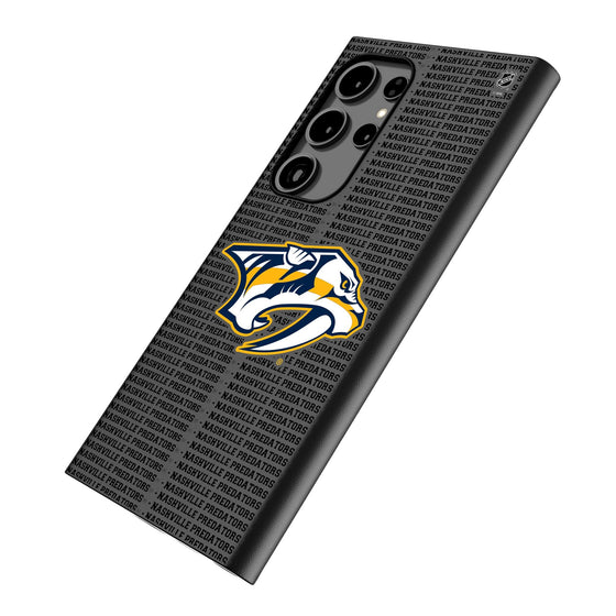 Nashville Predators Text Backdrop MagSafe Compatible Phone Case-1