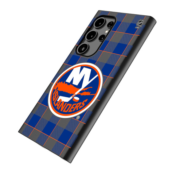 New York Islanders Plaid MagSafe Compatible Phone Case-1