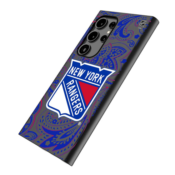 New York Rangers Paisley MagSafe Compatible Phone Case-1