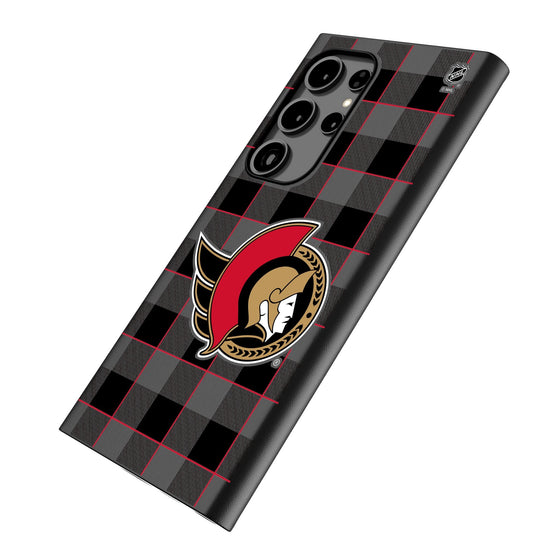 Ottawa Senators Plaid MagSafe Compatible Phone Case-1