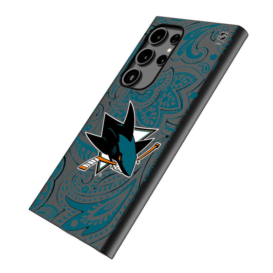 San Jose Sharks Paisley MagSafe Compatible Phone Case-1