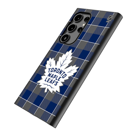 Toronto Maple Leafs Plaid MagSafe Compatible Phone Case-1