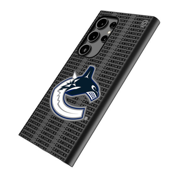 Vancouver Canucks Text Backdrop MagSafe Compatible Phone Case-1