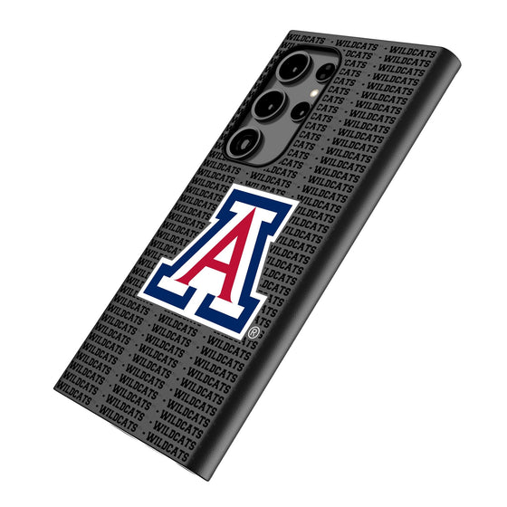 University of Arizona Wildcats Text Backdrop MagSafe Compatible Phone Case-1