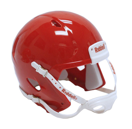 Riddell Speed Blank Mini Football Helmet Shell - Scarlet (CDG)