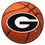 Georgia Bulldogs Basketball Rug - 27in. Diameter