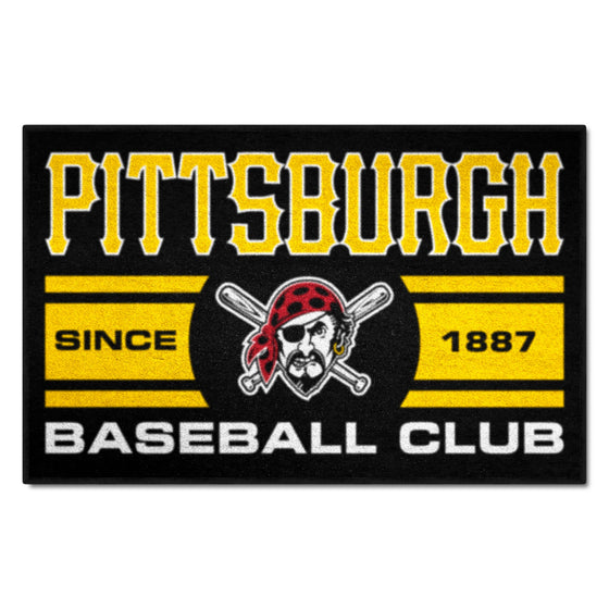 Pittsburgh Pirates Starter Mat Accent Rug, Panther Logo - 19in. x 30in.