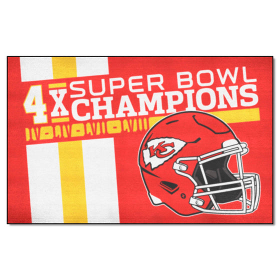 Kansas City Chiefs Ulti-Mat Rug - 5ft. x 8ft.