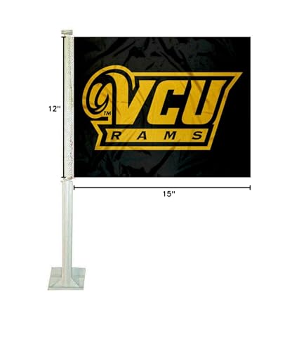 College Flags & Banners Co. Virginia Commonwealth Rams Car Flag