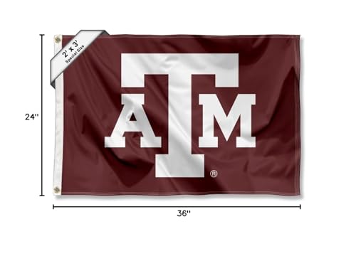 College Flags & Banners Co. Texas A&M Aggies Small 2x3 Foot Flag