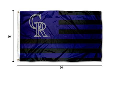 WinCraft Colorado Rockies Stars and Stripes Nation 3x5 Flag