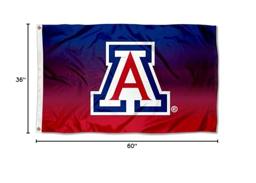 College Flags & Banners Co. Arizona Wildcats Two Tone Gradient Flag