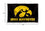 College Flags & Banners Co. Iowa Hawkeyes Black University Large College Flag