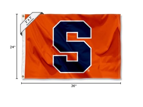 College Flags & Banners Co. Syracuse Orange Small 2x3 Foot Flag