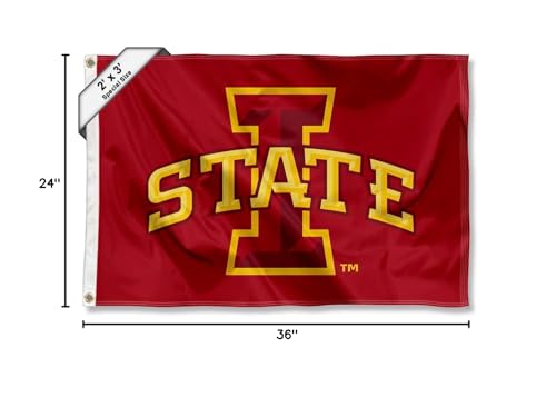 College Flags & Banners Co. Iowa State Cyclones Small 2x3 Foot Flag