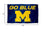 College Flags & Banners Co. Michigan Wolverines Go Blue and USA Flag 3x5 Set