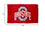 College Flags & Banners Co. Ohio State Buckeyes Polyester Outdoor 3x5 Grommet Banner Flag